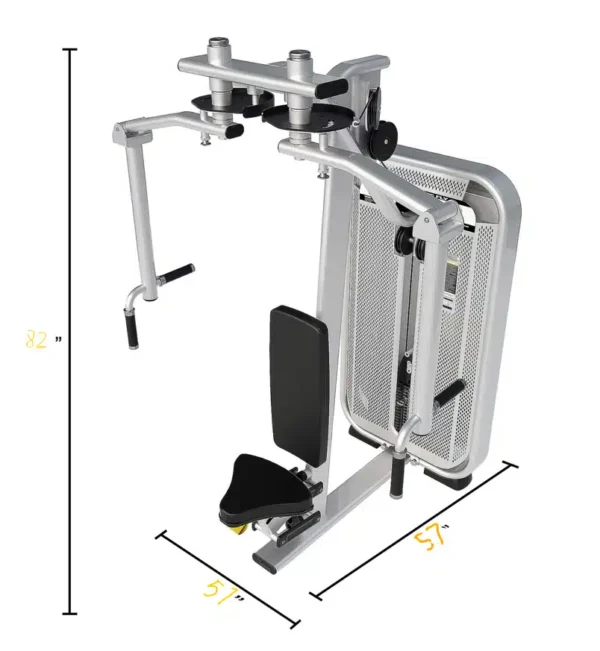 MiM USA E7007A, Commercial Dual Rear Delt PEC Fly Machine - Image 4