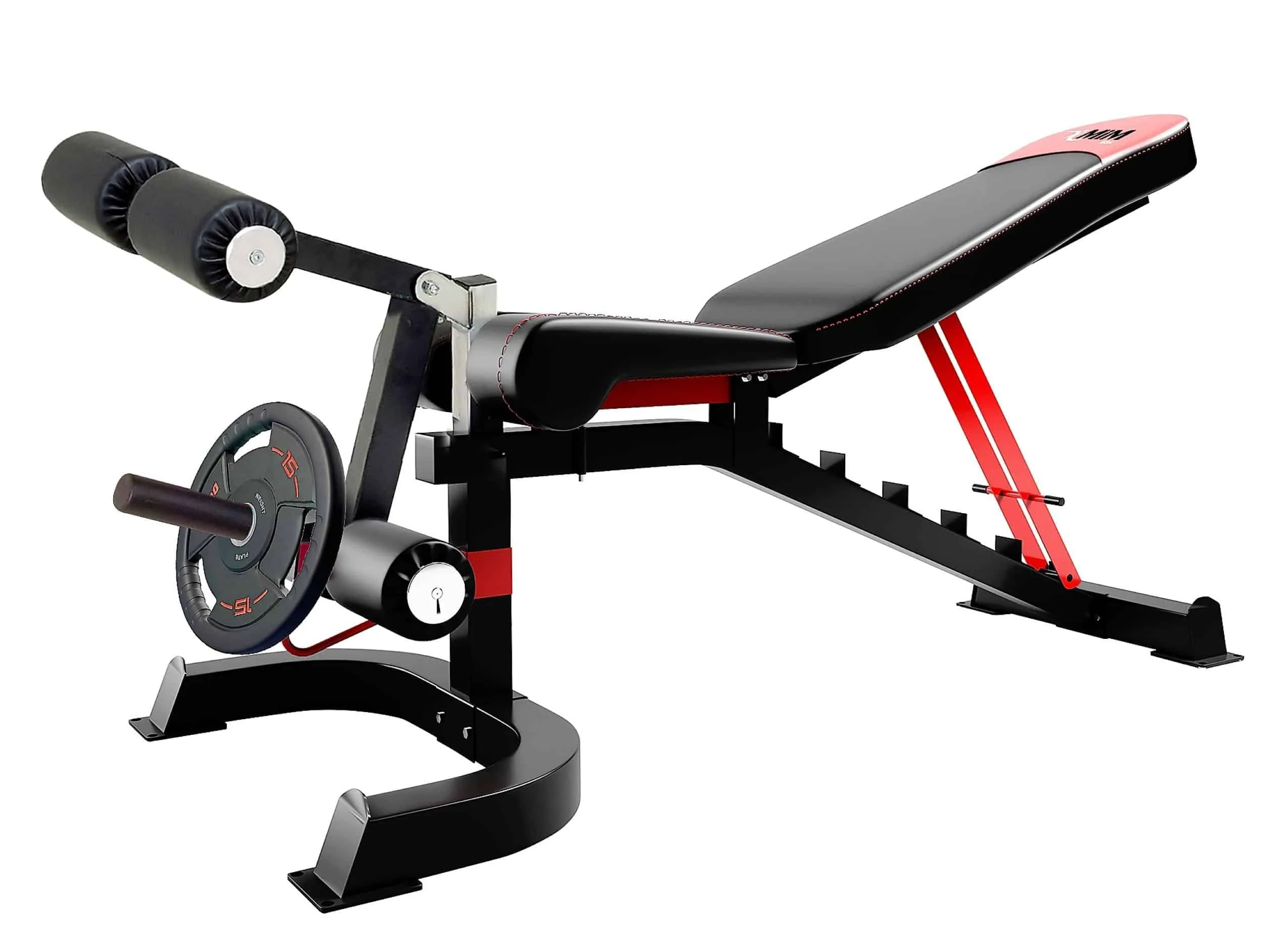 Adjustable weight bench for home gym workouts