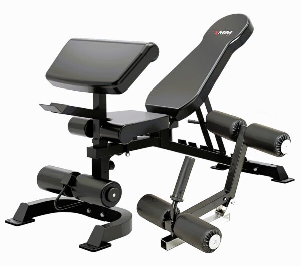 MiM USA Pro Master 1001, Smith Machine & Functional Trainer, Adjustable Bench, Arm Curl, Full Attachment - Image 4