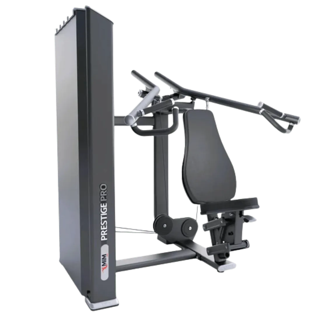 Chest press gym machine for strength training
