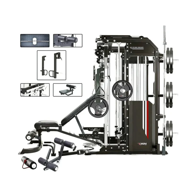 MiM USA Hercules EX, All-in-One Gym Trainer w/ 400 Lb Weight Stack, Full Attachment, Lifetime Warranty - Image 2