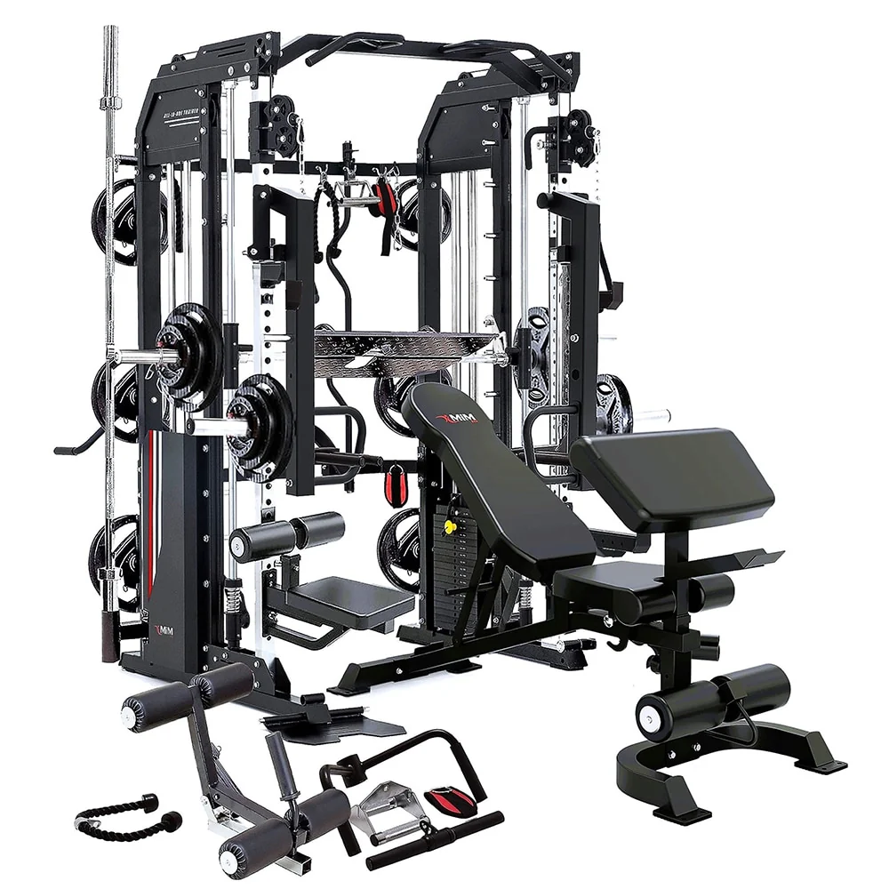 Multi-functional home gym workout machine equipment
